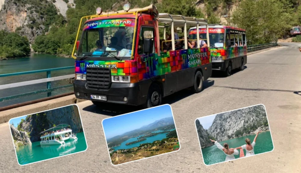 Monster Safari in Alanya by Cabrio Bus – Green Canyon & Mini Zoo Adventure