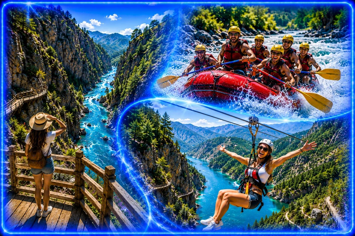 Tazı Canyon Rafting & Zipline Adventure | Ultimate Nature & Adrenaline Experience