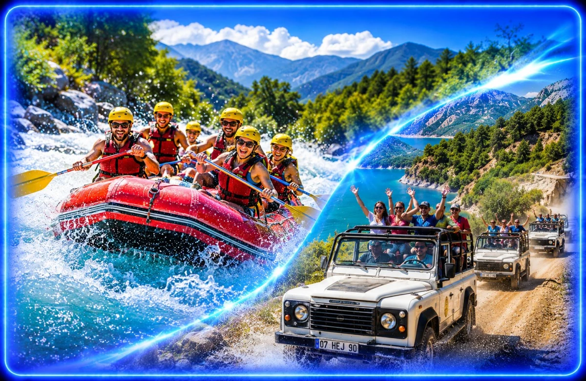Köprülü Canyon Explorer Tour – Jeep Safari & White Water Rafting Experience
