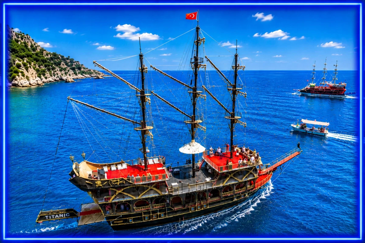Titanik Pirate Boat Tour in Alanya
